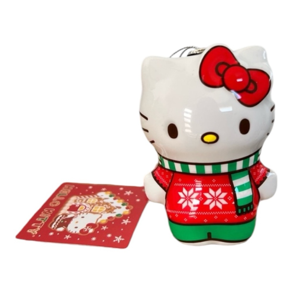 Christmas Hello Kitty Decoupage Ornament 2024